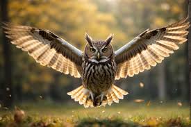 Owl Flying in Front of You Meaning