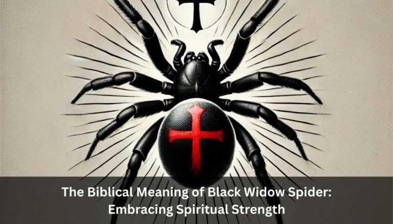 The Biblical Meaning of Black Widow Spider